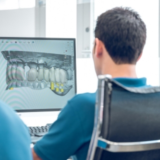 Bioimpressão odontológica 3D Implante dentário moderno Sorocaba Lentes de porcelana Sorocaba